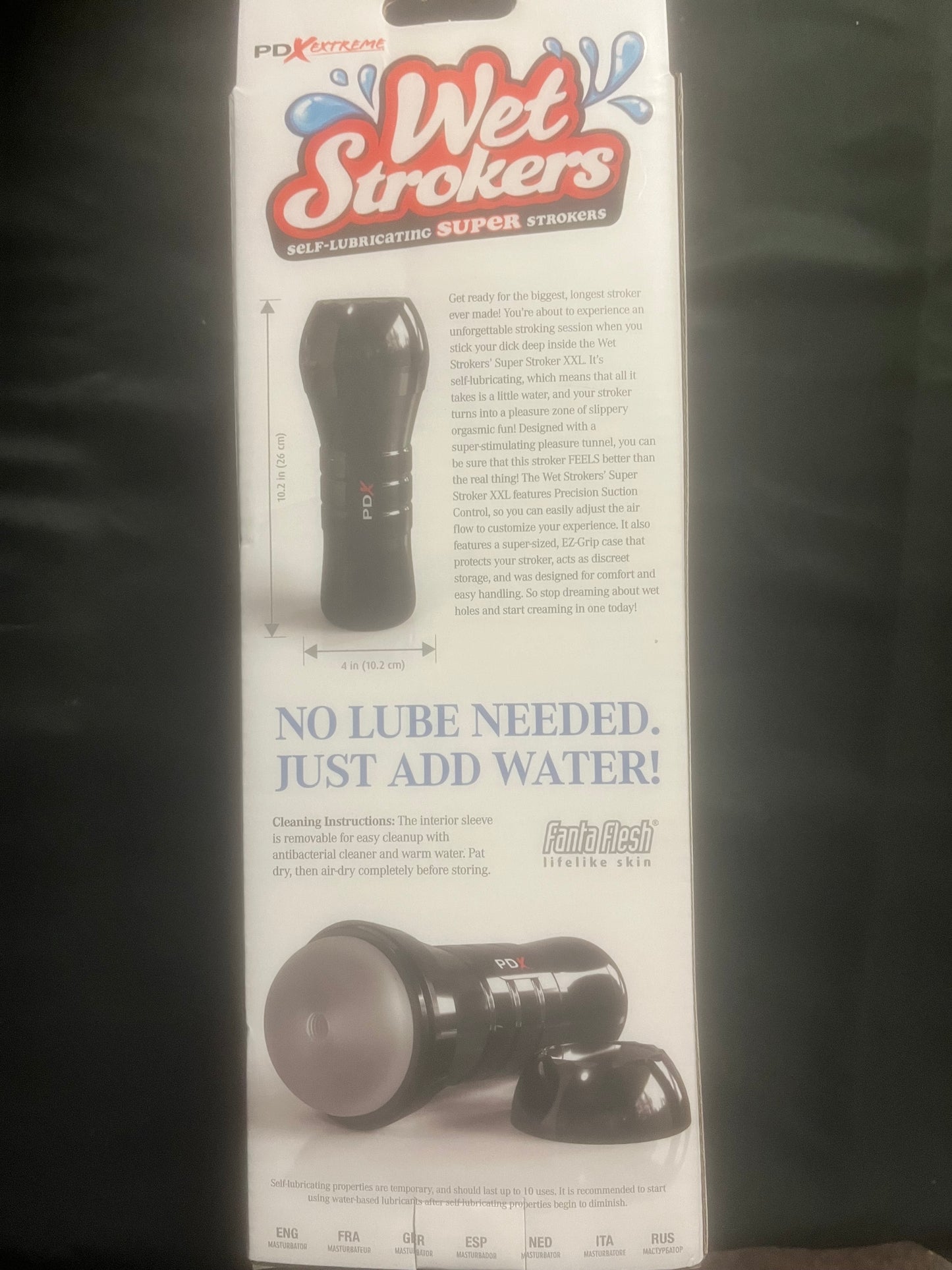 Pipedream PDX Wet Strokers Super Slide & Glide XXL Stroker