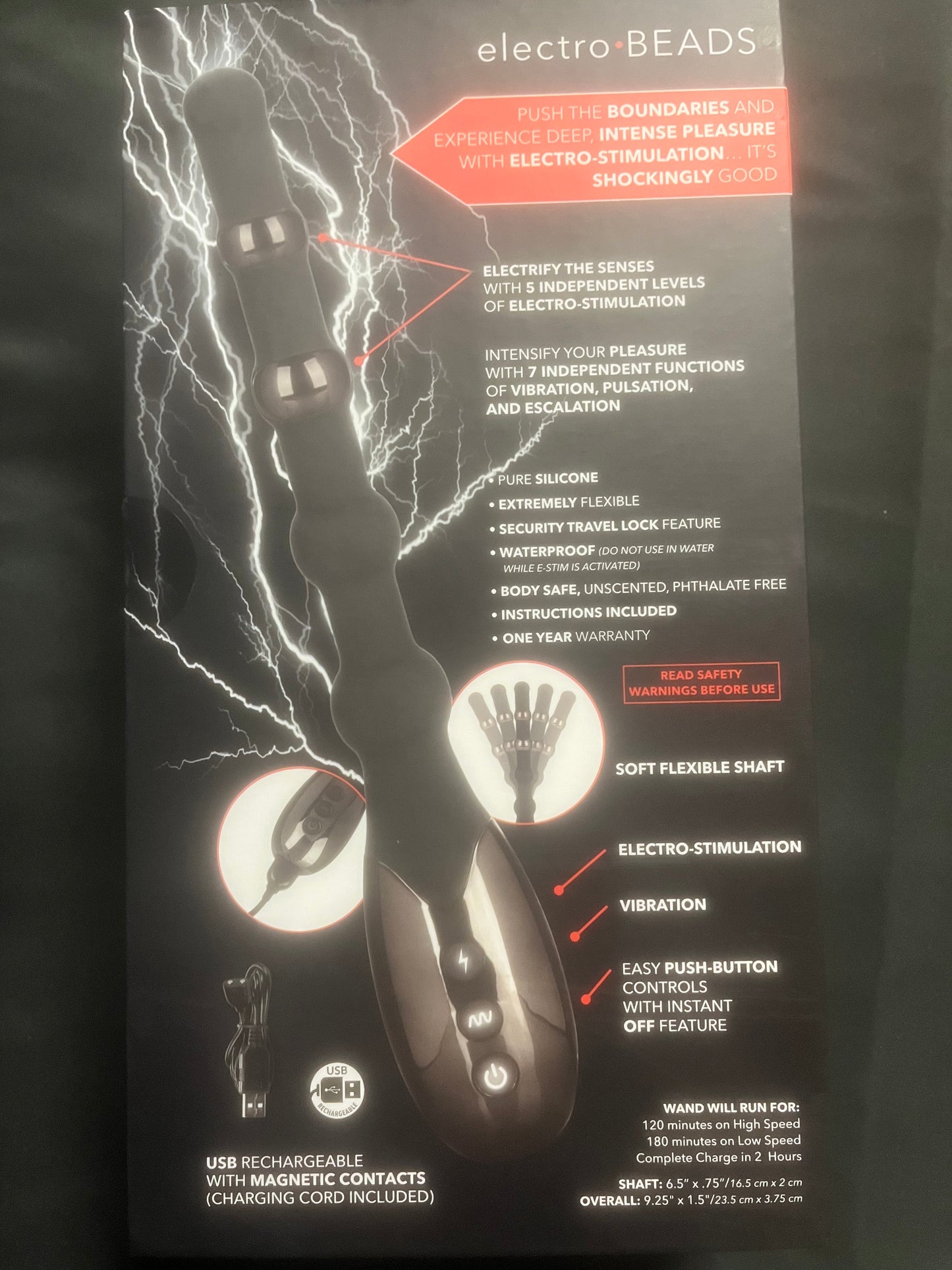 CalExotics Volt Electro Beads E-Stim Anal Beads