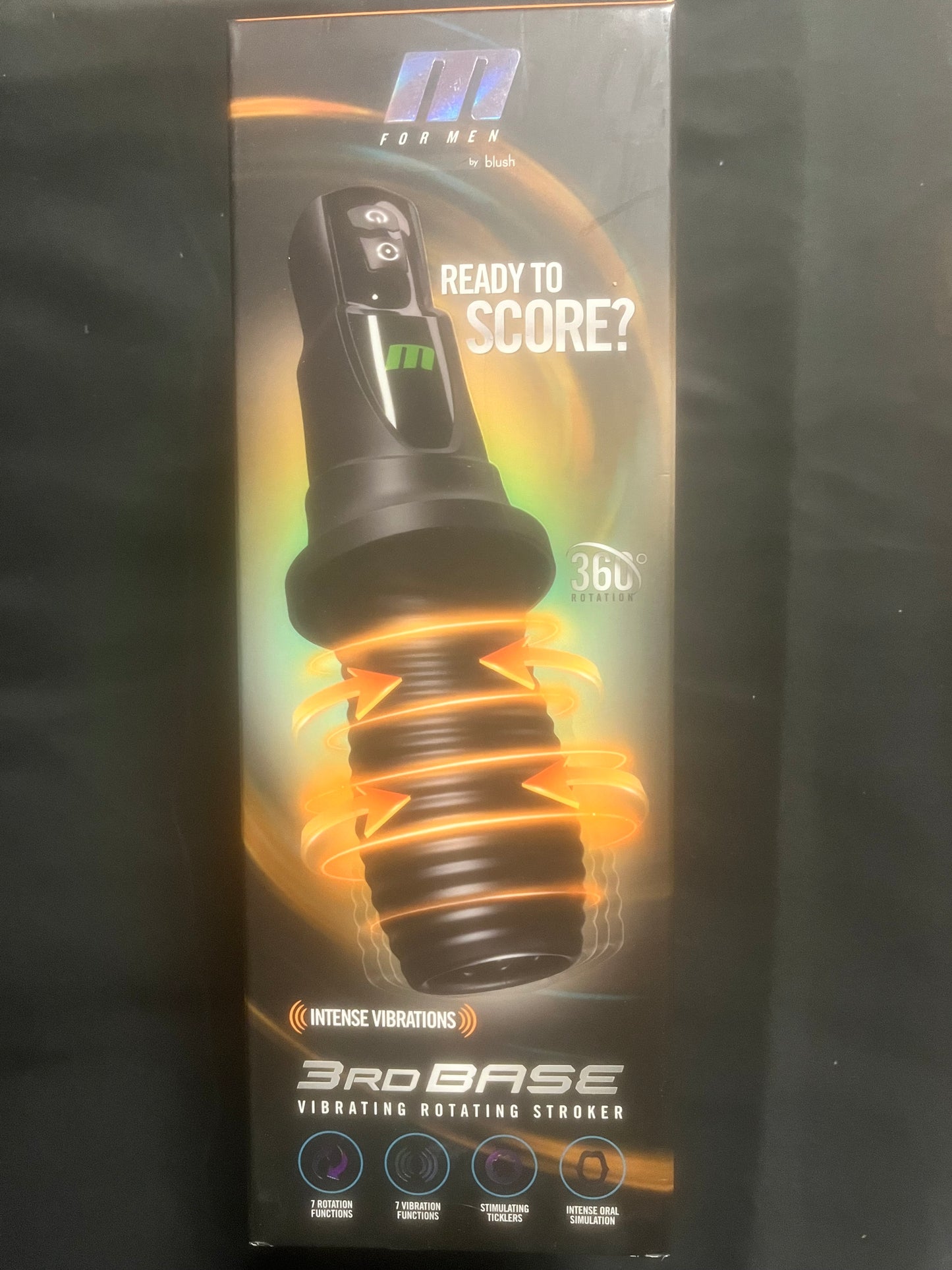 Blush 3rd Base Vibrating Rotating Stroker