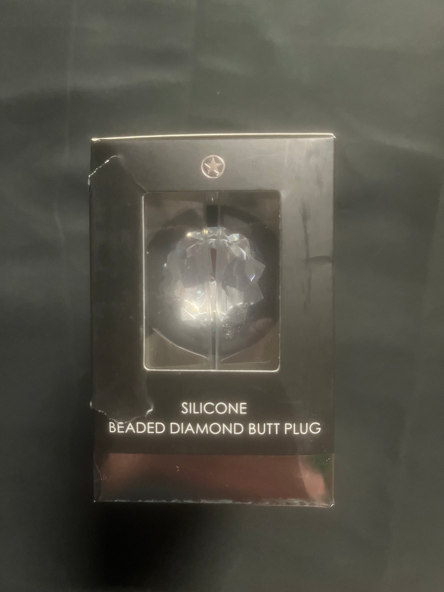 Ouch! Silicone Beaded Diamond Butt Plug