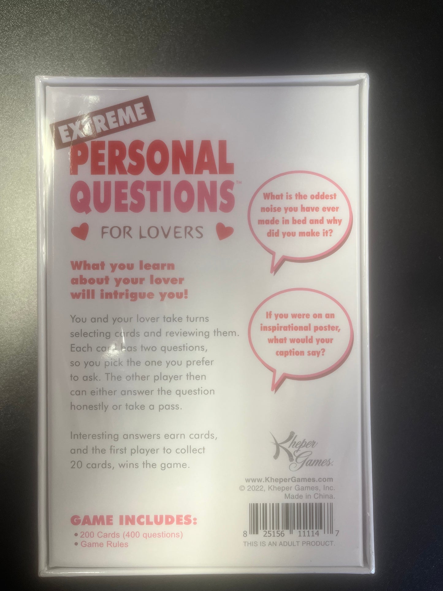 Extreme Personal Questions For Lovers Game