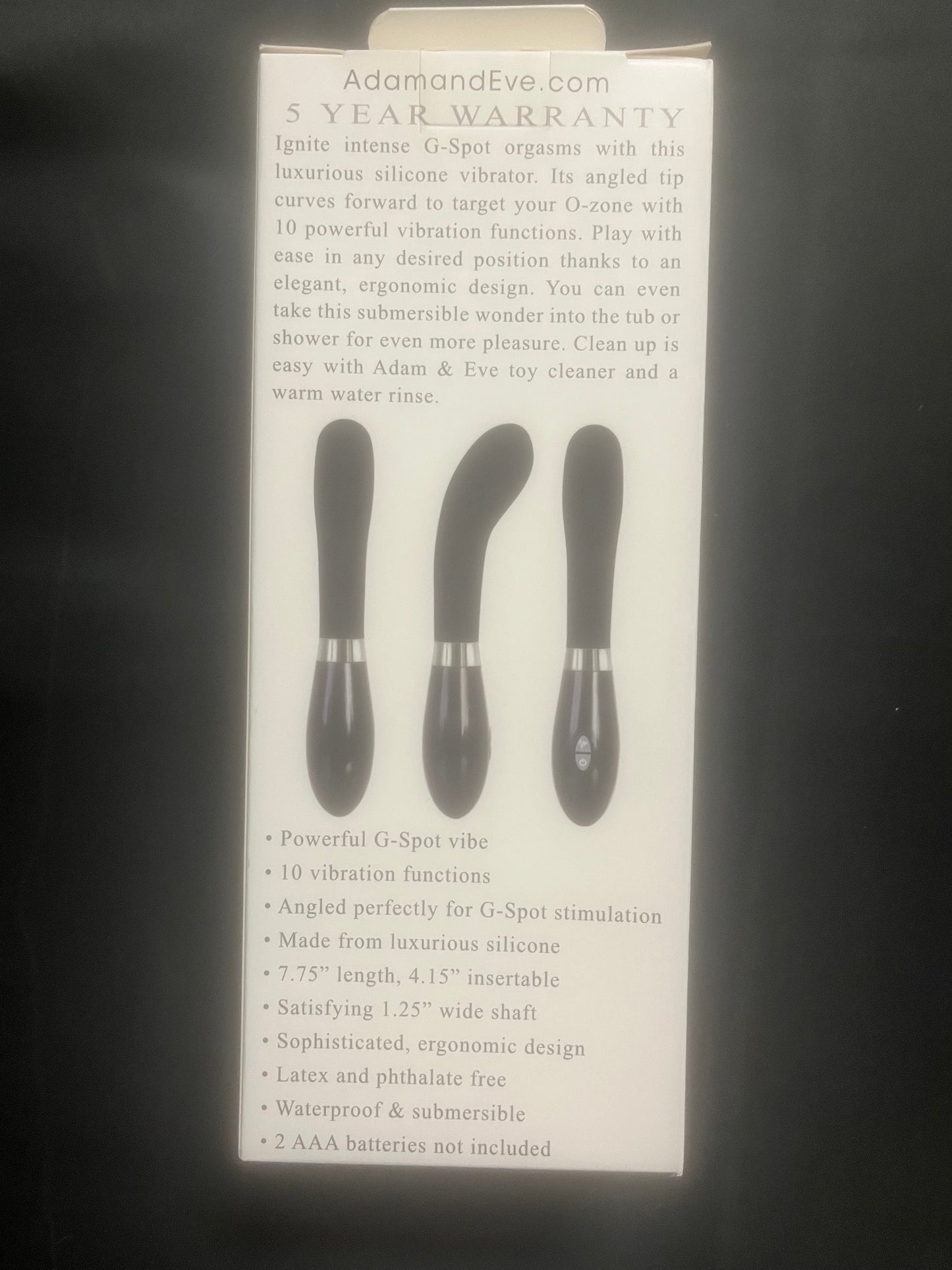 Evolved Novelties Adam & Eve Black Magic G-Vibe