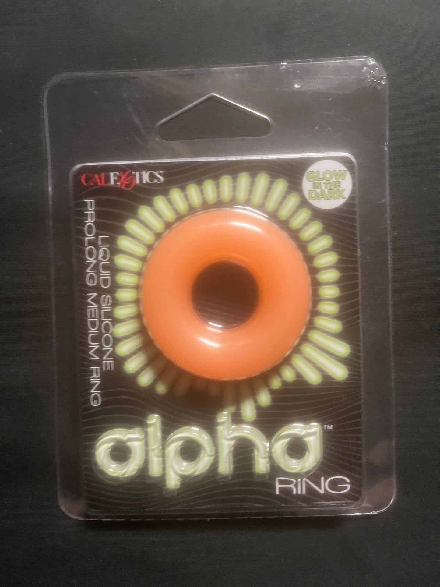 CalExotics Alpha Glow-In-The-Dark Prolong Medium C-Ring