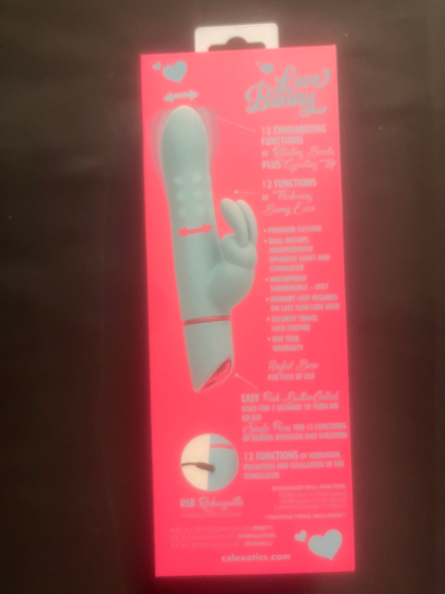 CalExotics Love Bunny Rotating Bunny Vibe