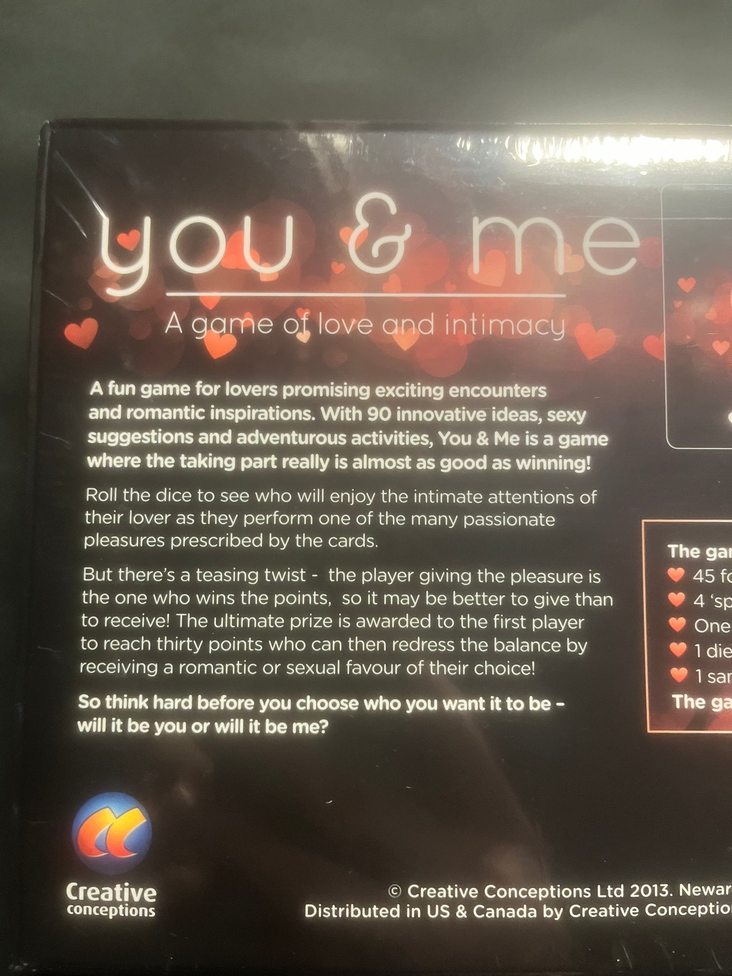 You and Me Game of Intimacy - Regular