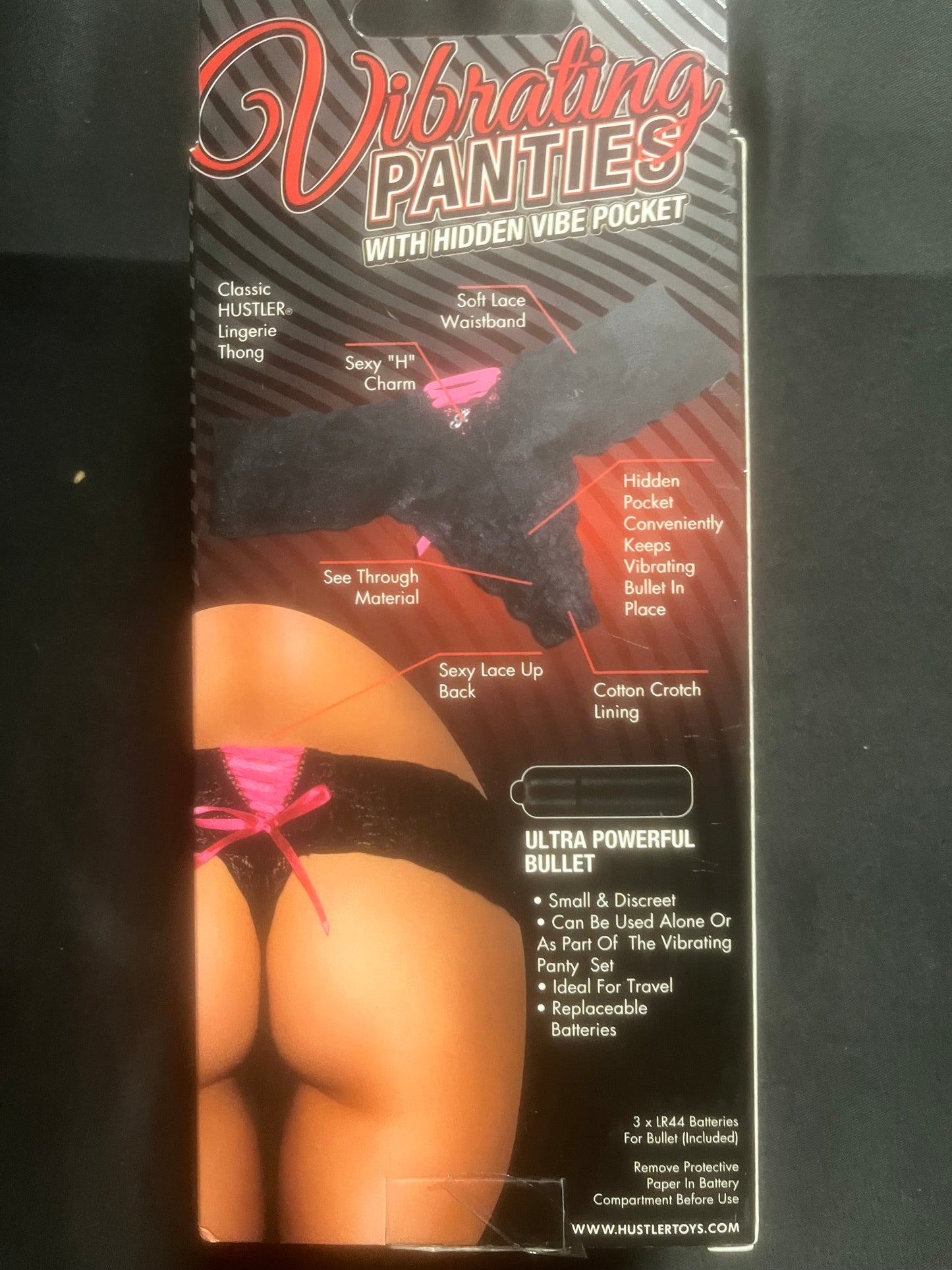 Hustler Vibrating Panties with Hidden Vibe Pocket