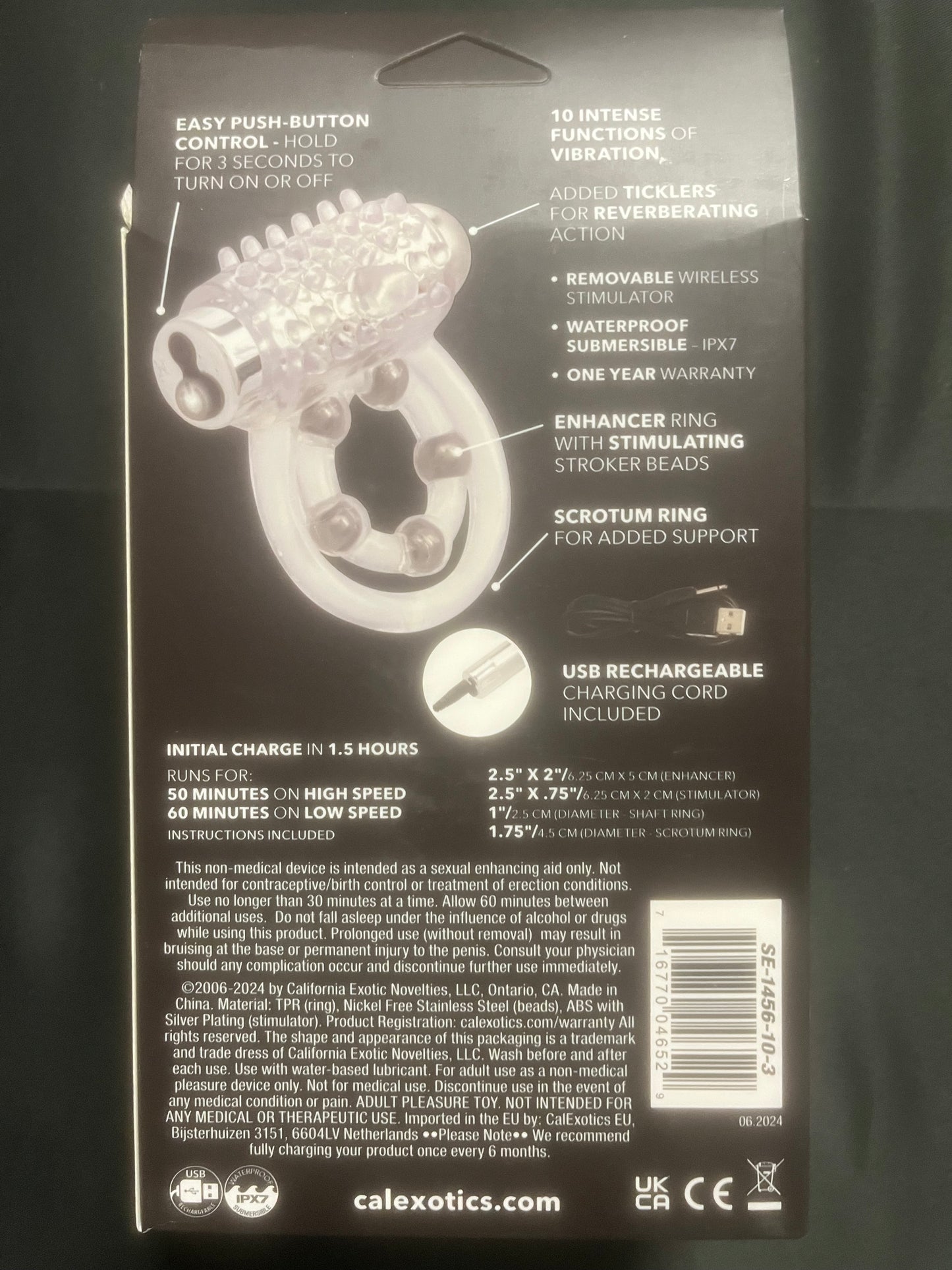 Calexotics 5 Bead Maximus Ring