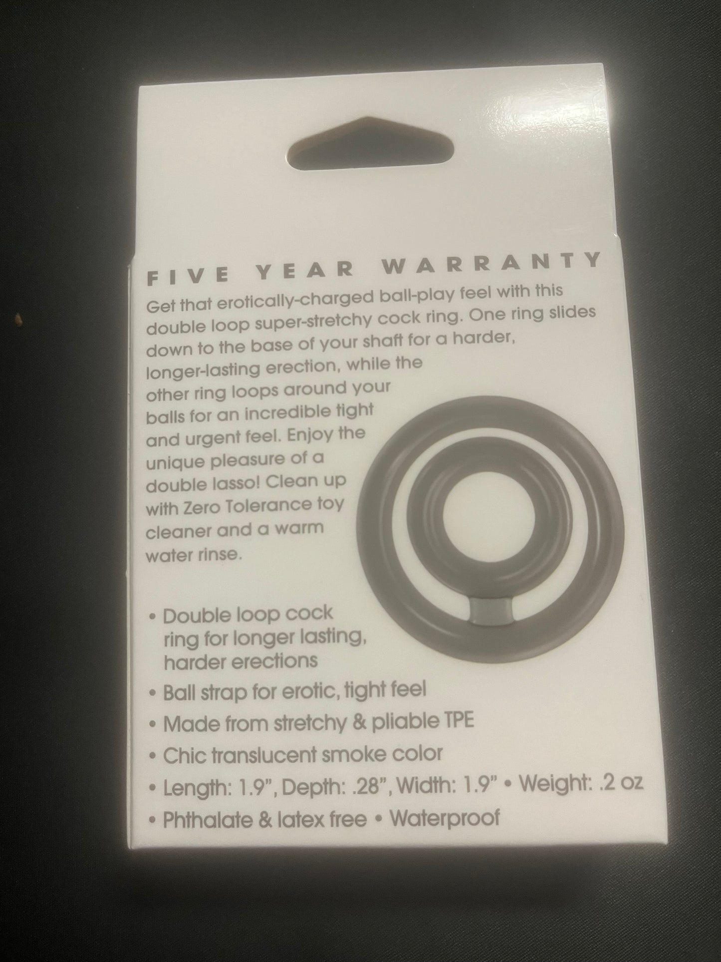 Zero Tolerance Bullseye Double Loop Cock Ring