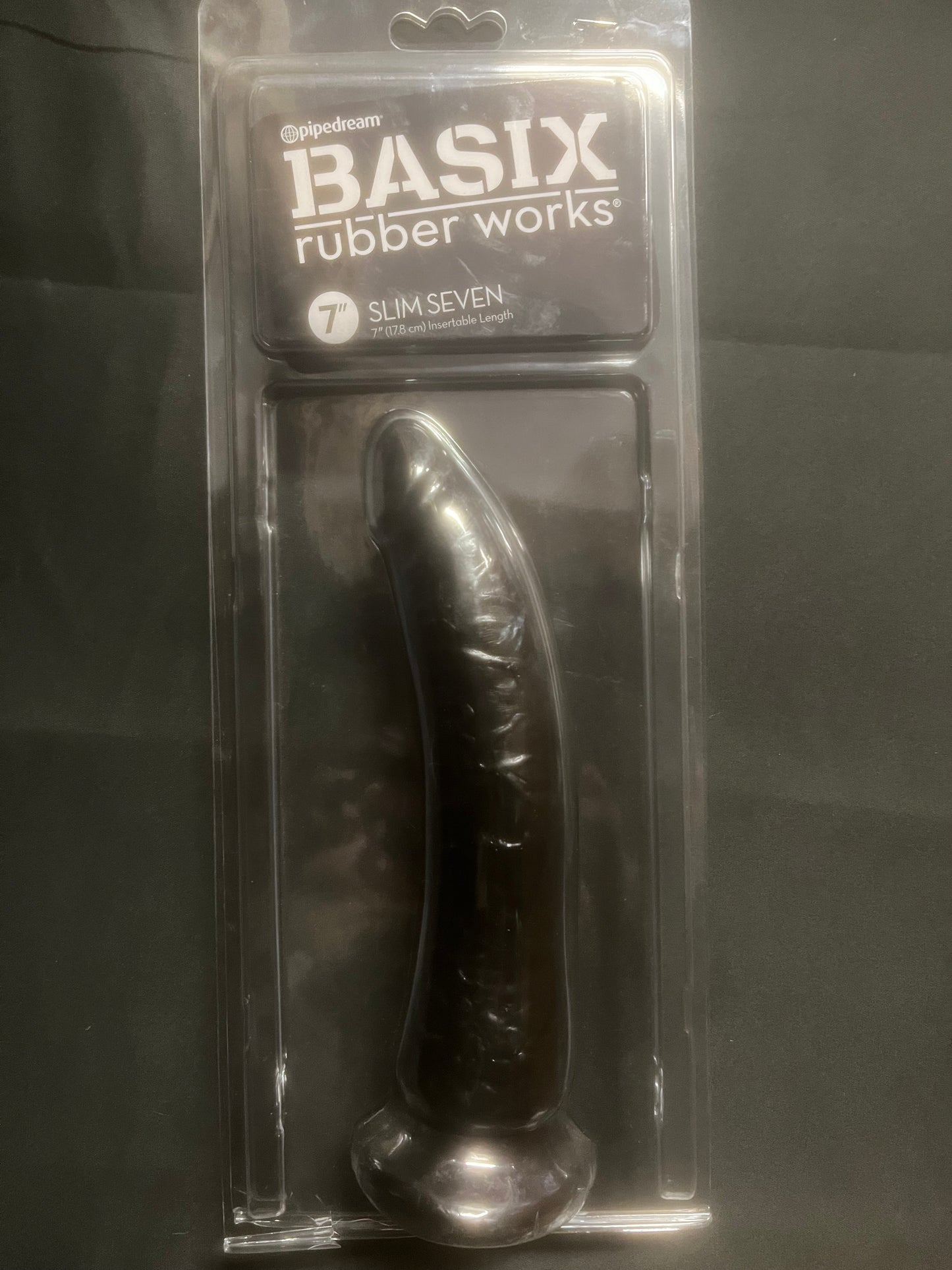 pipedream Basix Slim 7 Inch Dildo