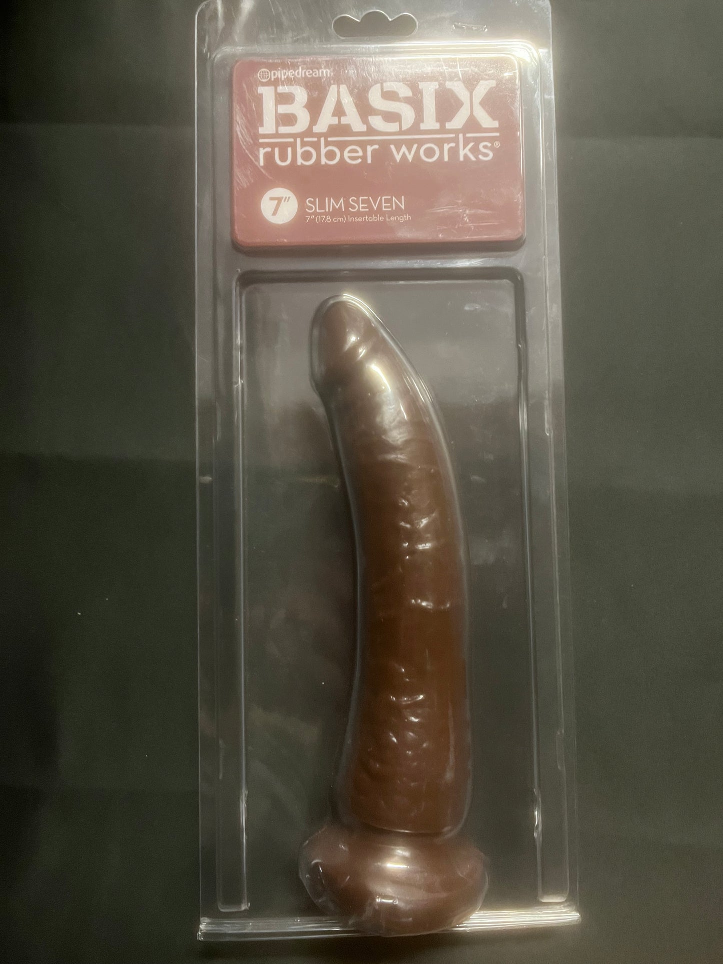 pipedream Basix Slim 7 Inch Dildo