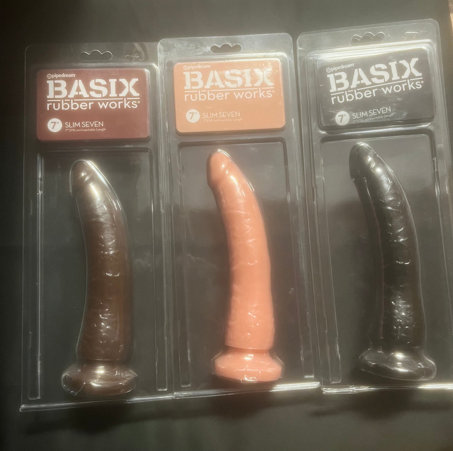 pipedream Basix Slim 7 Inch Dildo