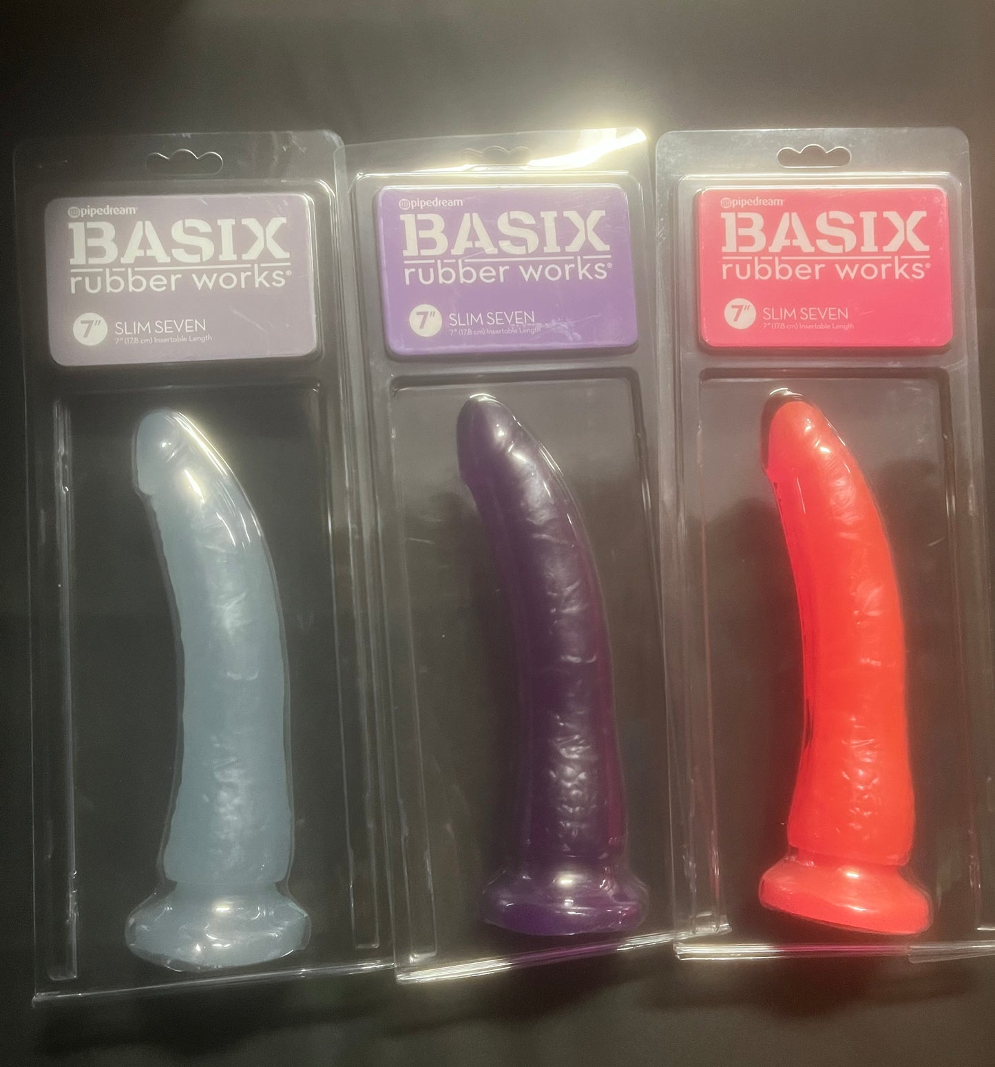 pipedream Basix Slim 7 Inch Dildo