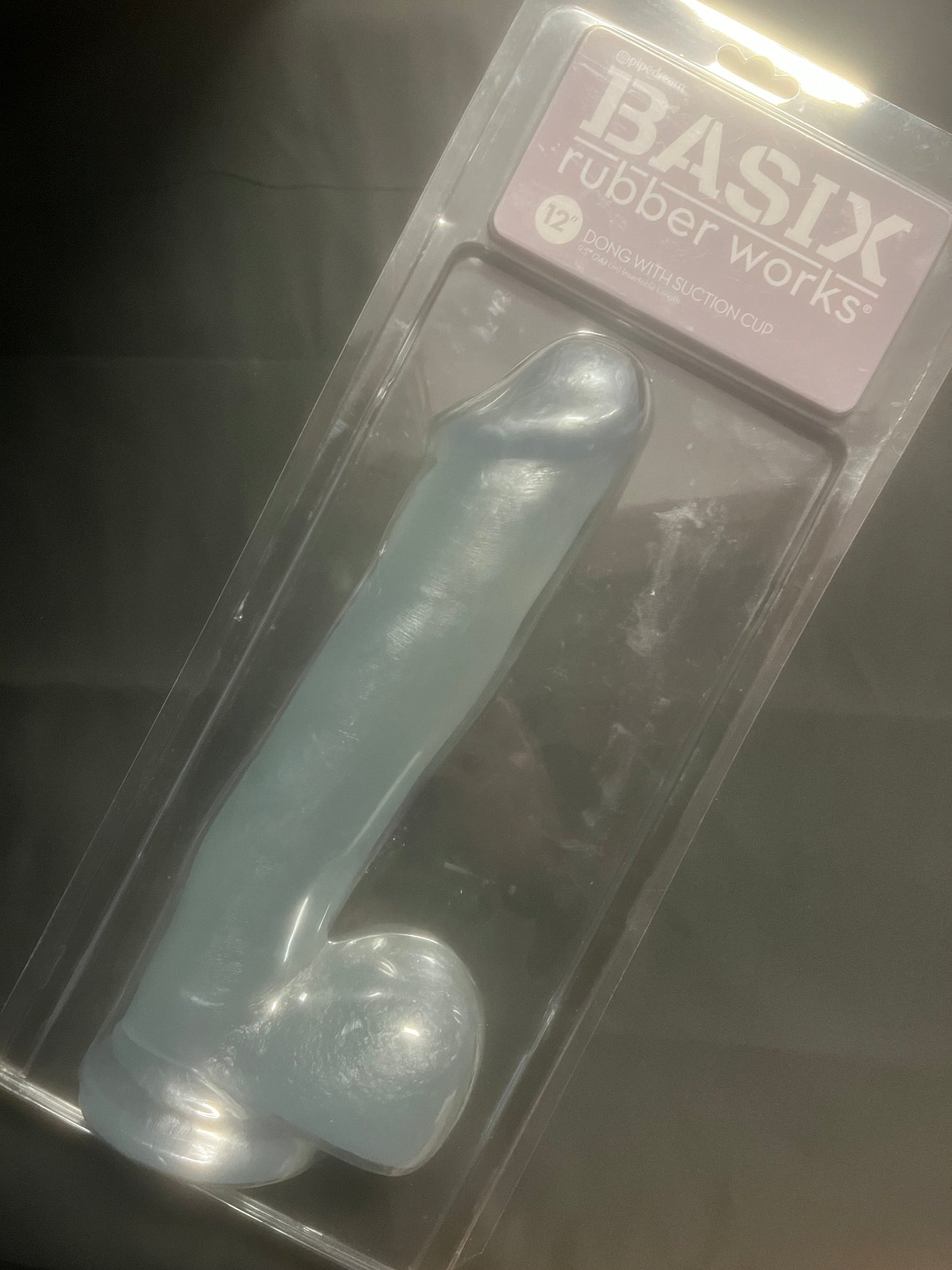 Basix 12 Inch Suction Base Dildo