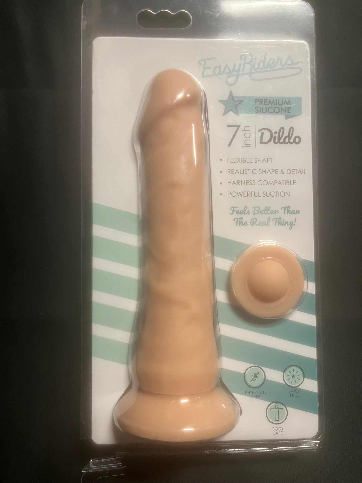 XR-Brands EasyRiders 7 Inch Silicone Dildo