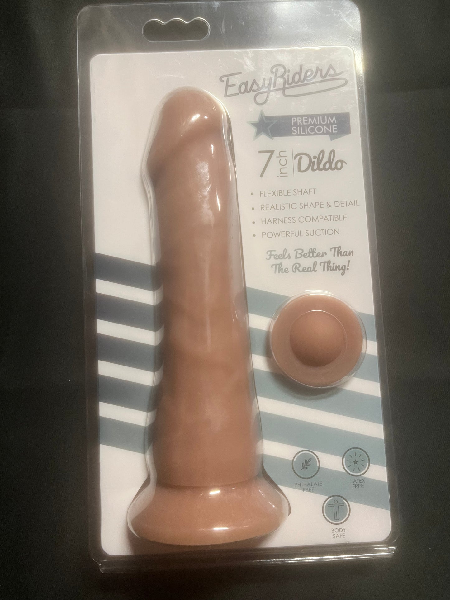 XR-Brands EasyRiders 7 Inch Silicone Dildo