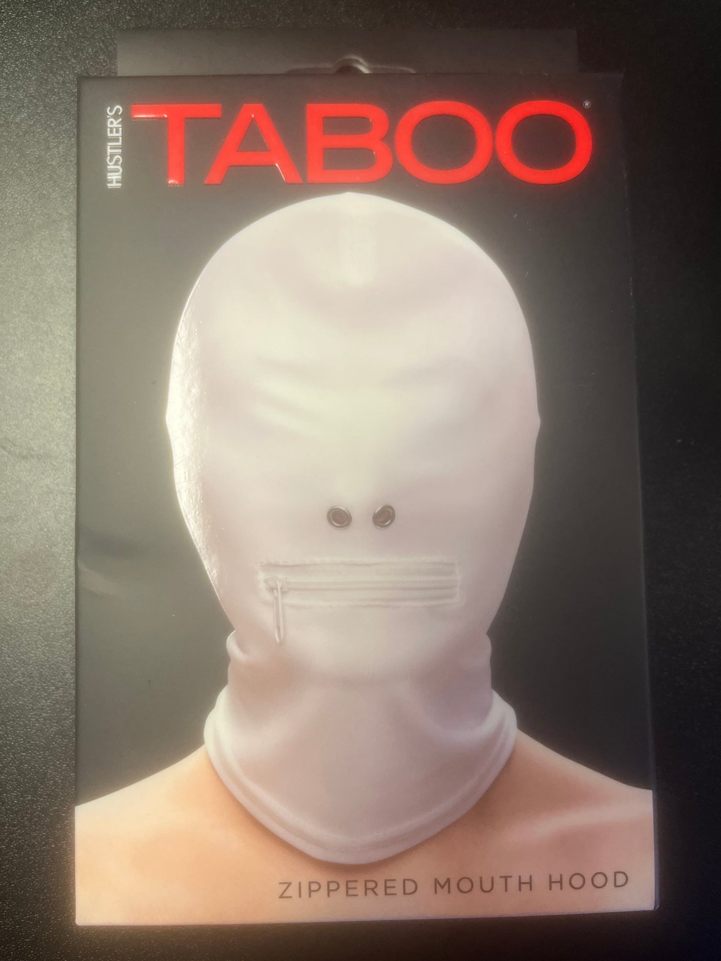 Hustlers Taboo Zippered Mouth Hood