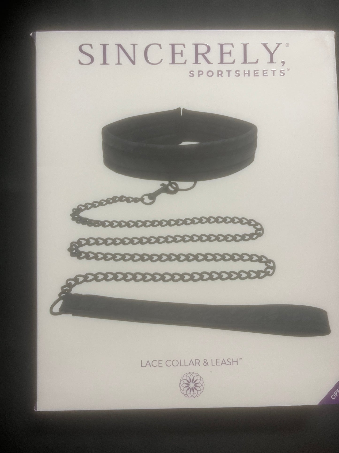 Sincerely by Sportsheets Lace Leash & Collar