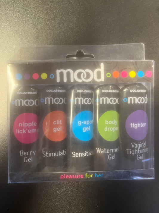 Doc Johnson Mood Pleasure for Her 1oz/28.34ml in 5 Pack