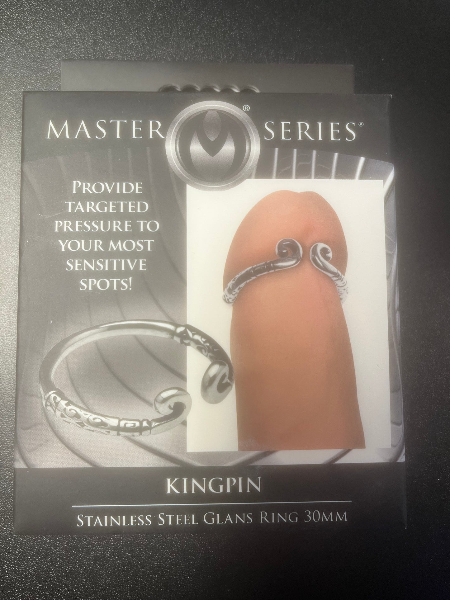 Master Series Kingpin Stainless Steel Glans Ring