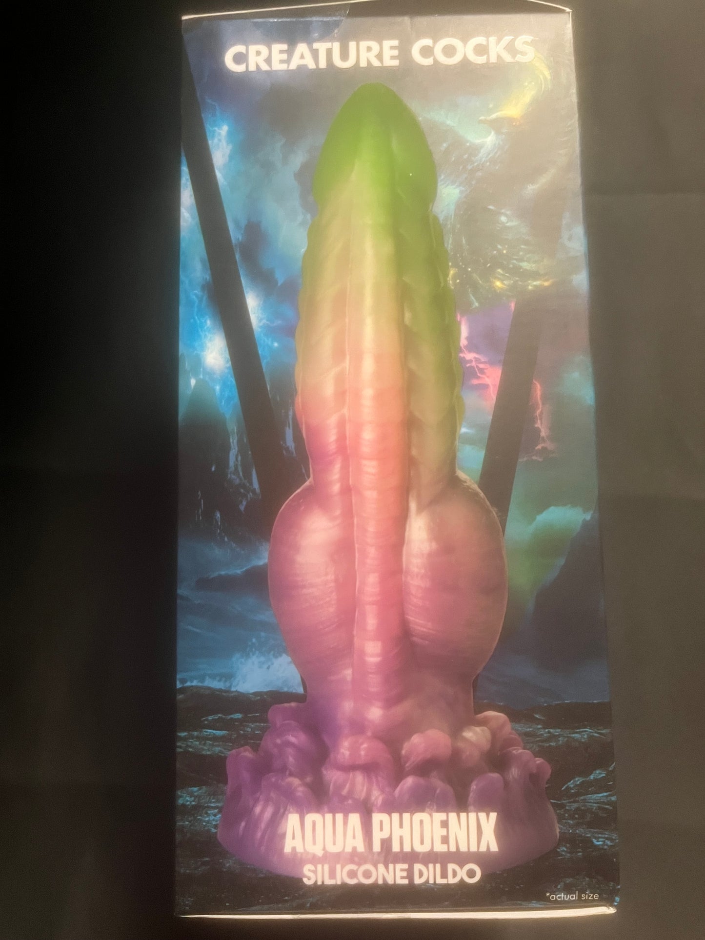 Creature Cocks Aqua Phoenix Dildo