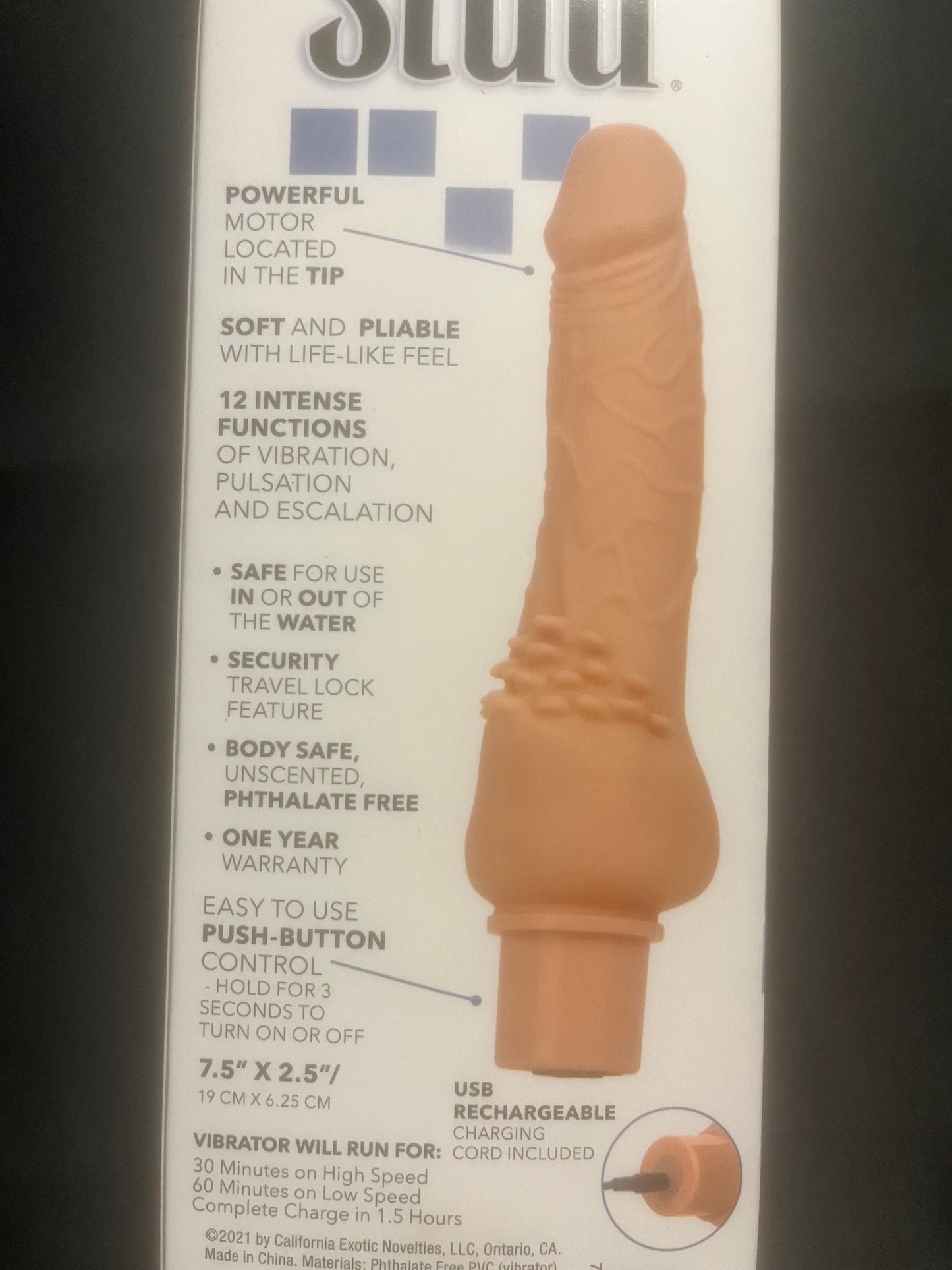 Power Stud Rechargeable Cliterrific Vibe