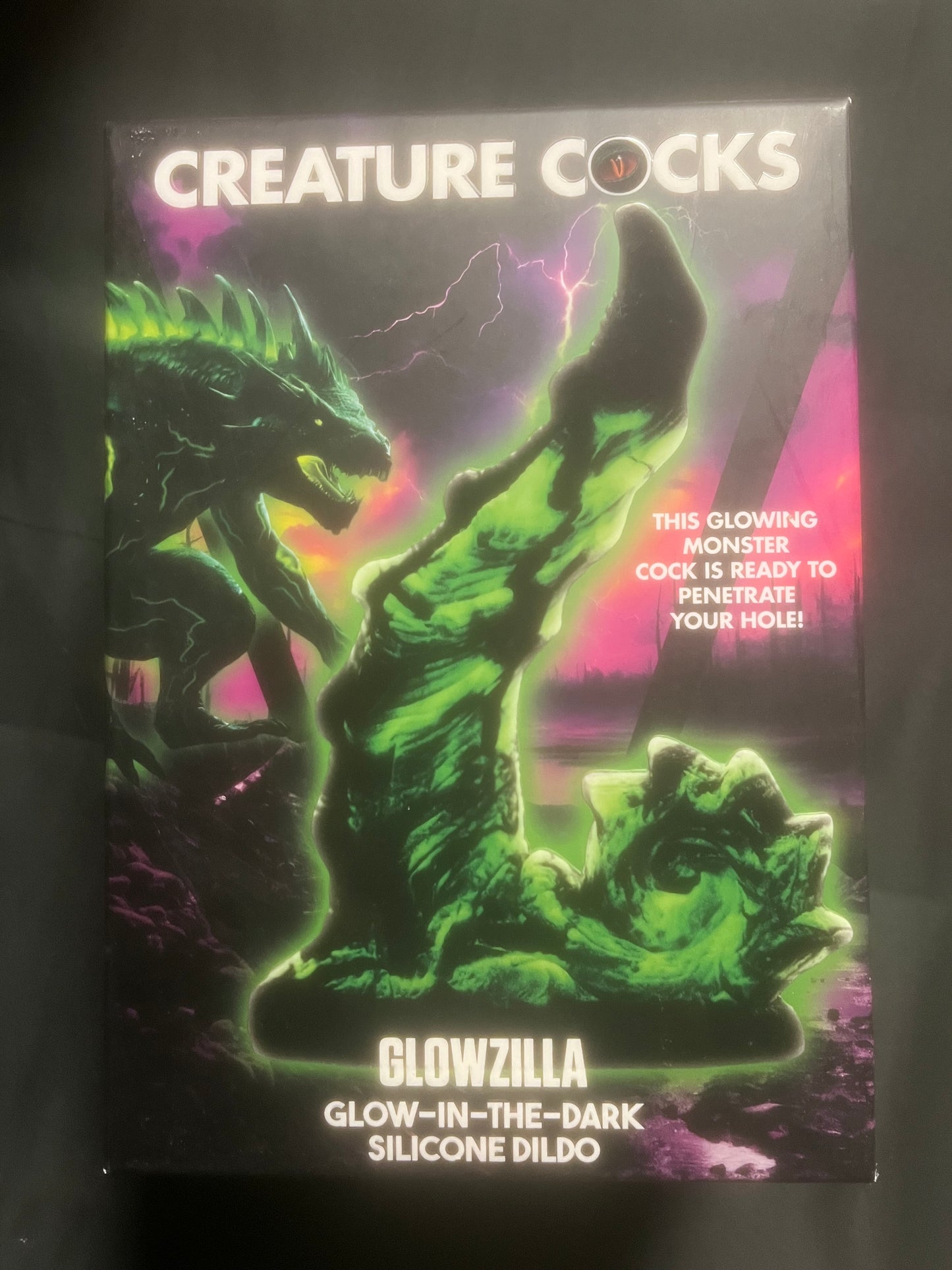 Creature Cocks Glowzilla Silicone Dildo