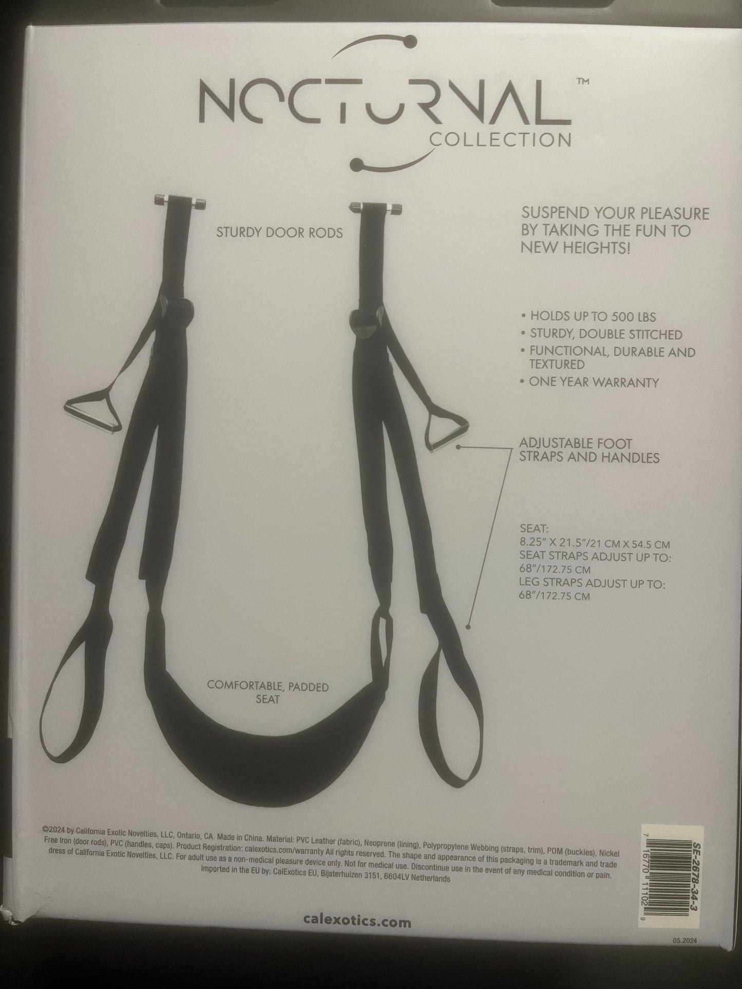 CalExotics Nocturnal Sex Swing