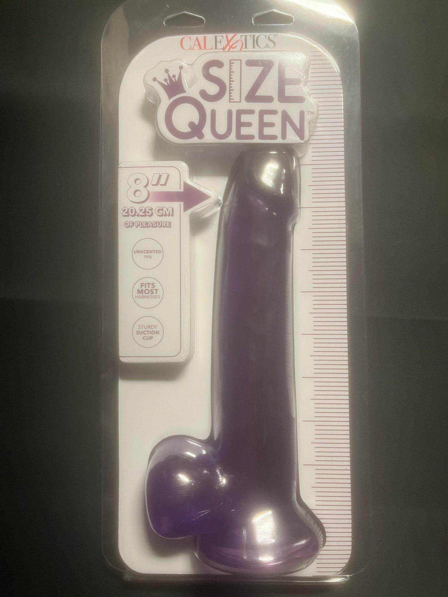 Size Queen 8 Inch Jelly Dildo