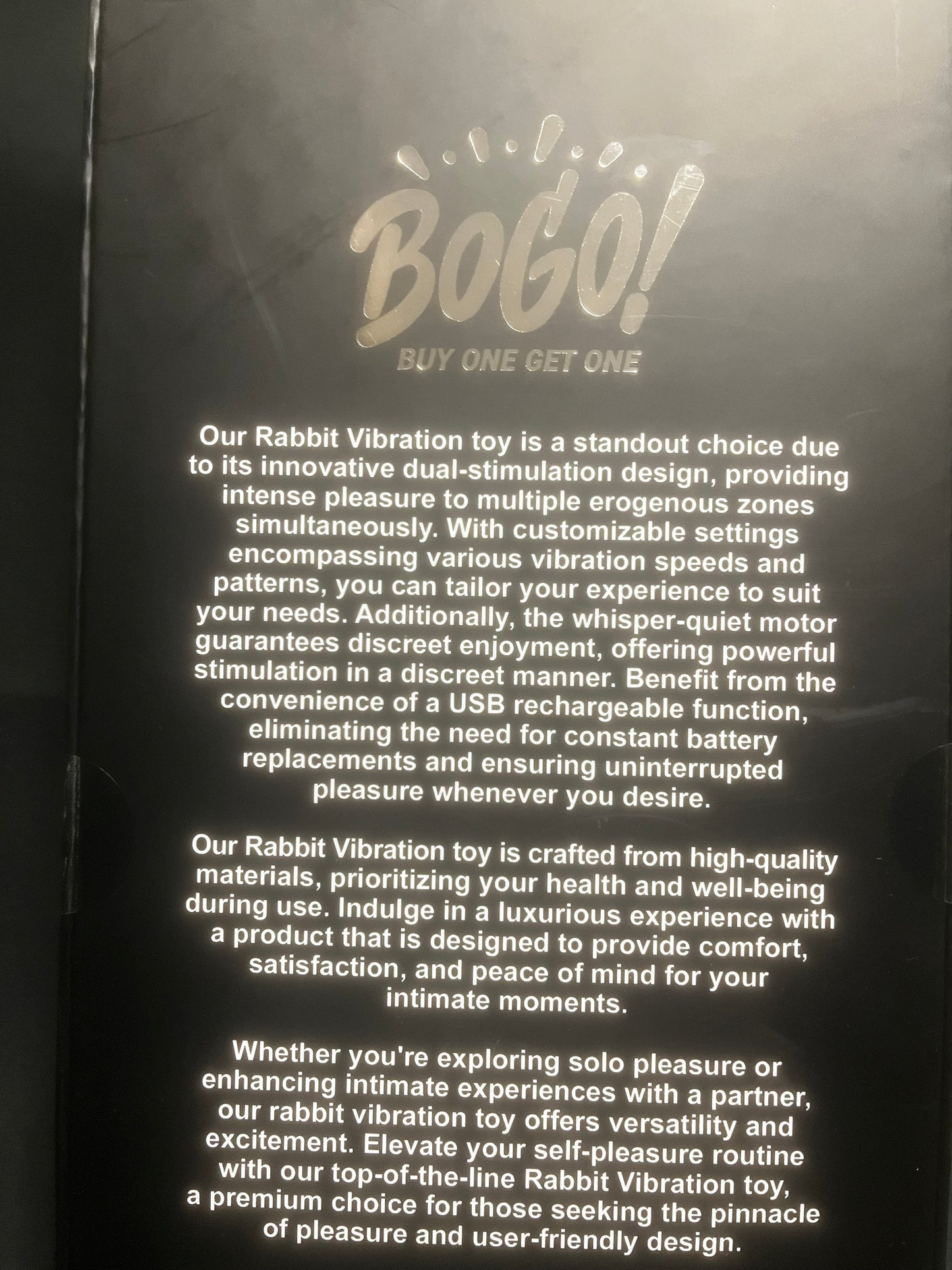 BOGO! Silicone Rabbit Vibes