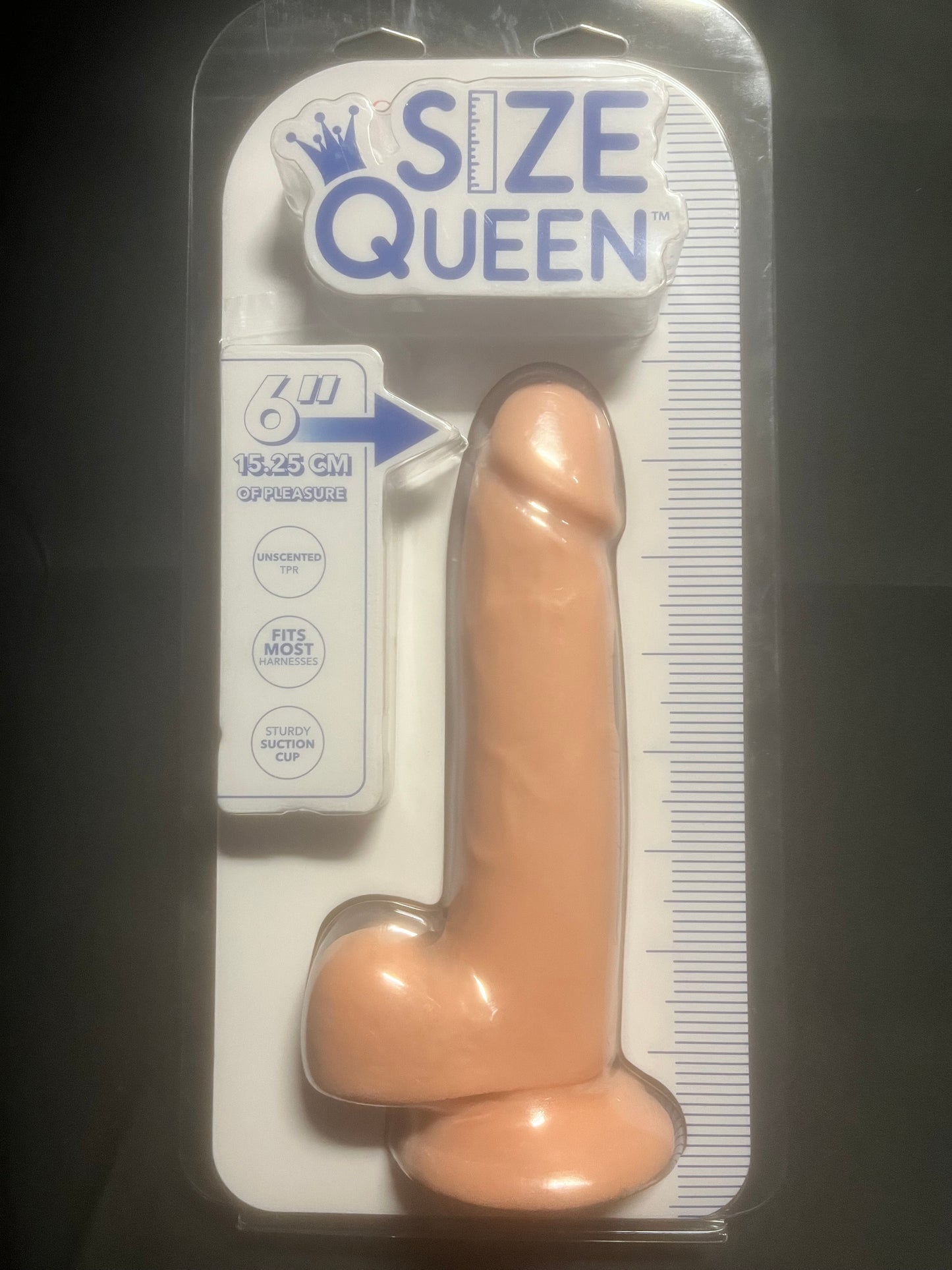 Size Queen 6 Inch Jelly Dildo