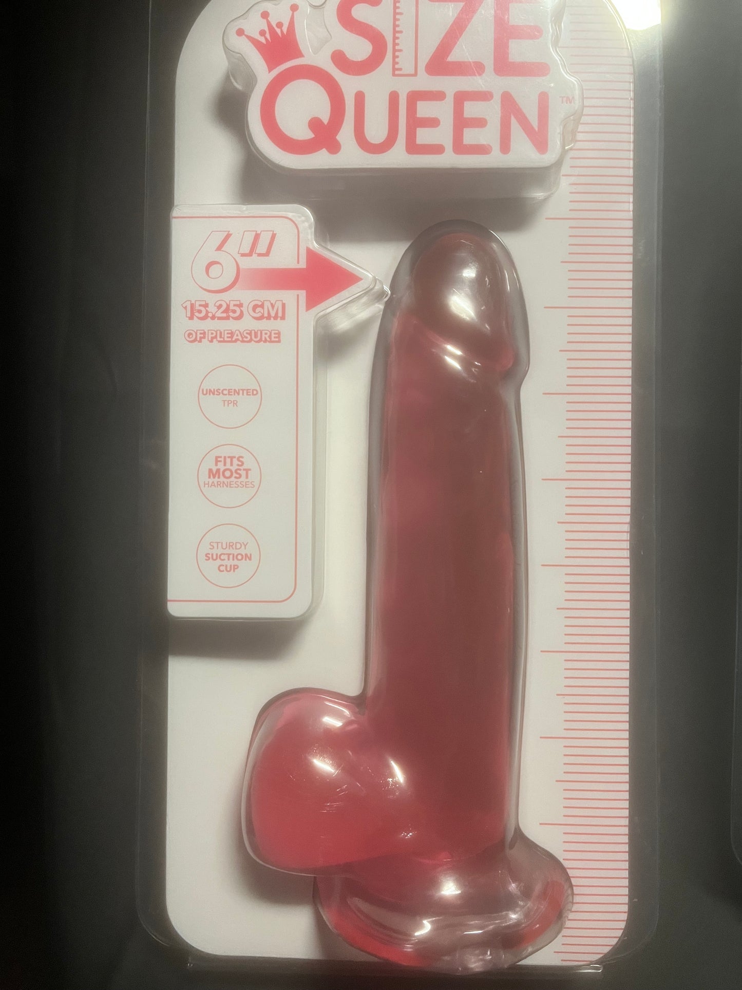 Size Queen 6 Inch Jelly Dildo