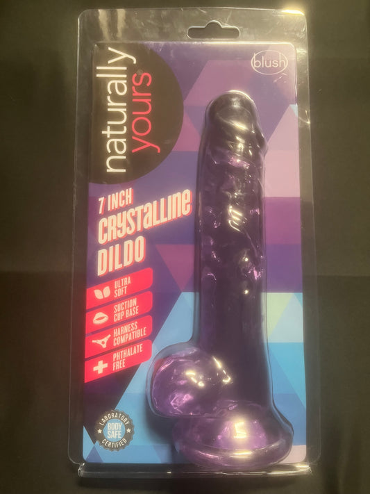 Naturally Yours 7 Inch Crystalline Dildo