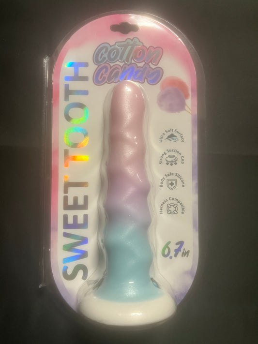 Cotton Candy Sweet Tooth 6.7 Inch Dildo