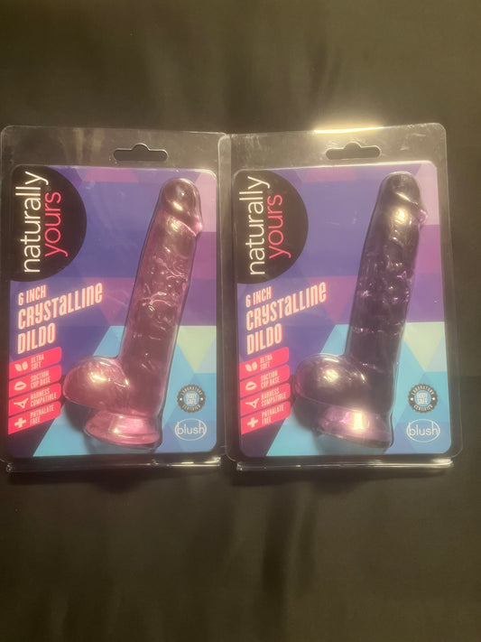 Naturally Yours 6" Crystaline Dildo