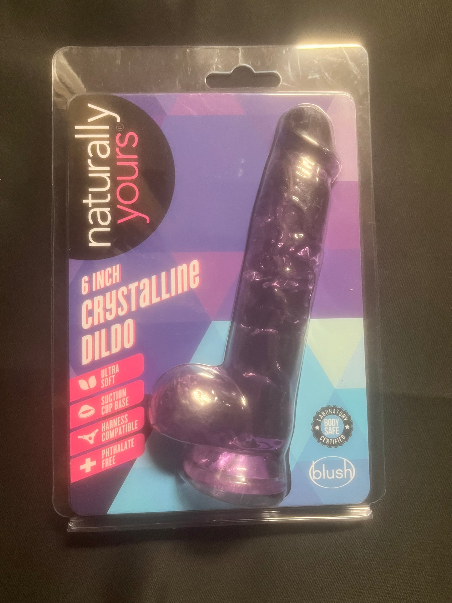 Naturally Yours 6" Crystaline Dildo