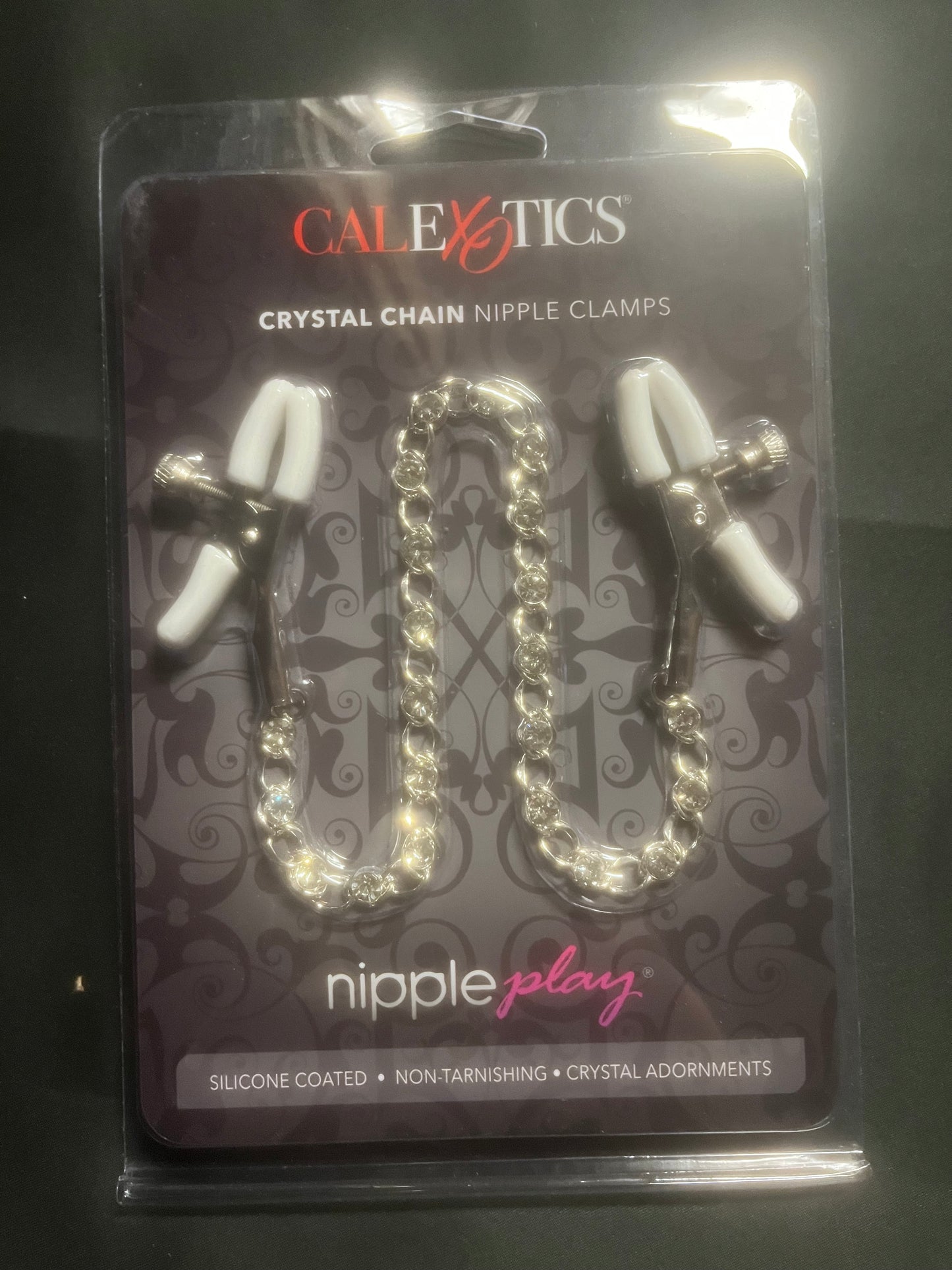 CalExotics Crystal Chain Nipple Clamps