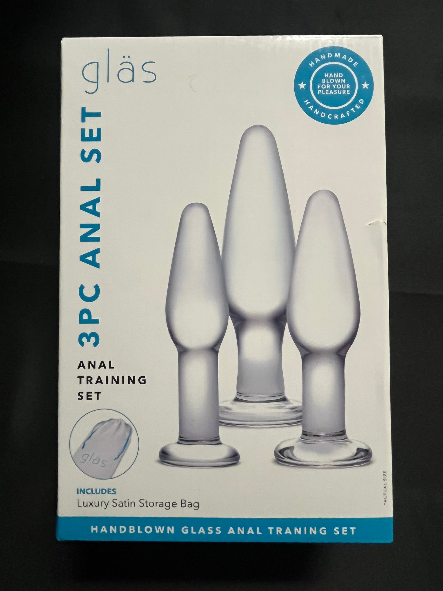 Electric Eel gläs 3 Piece Anal Training Set