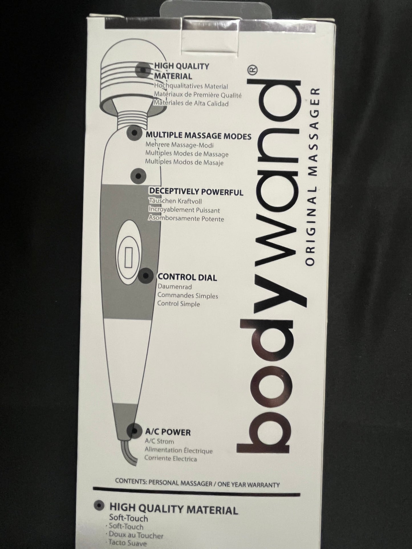 BodyWand Original Massager in Black