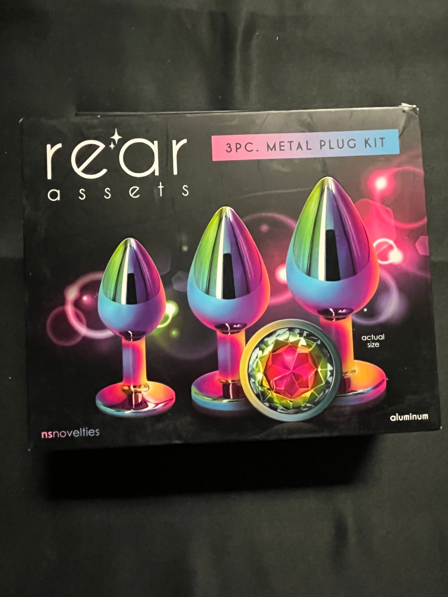 Rear Assets 3pc Metal Plug Set