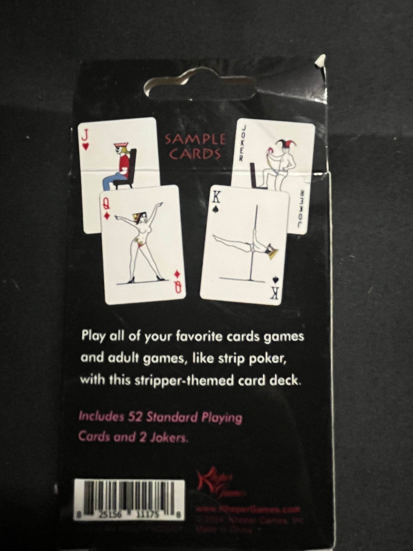 Strip Poker Themed Playing Cards