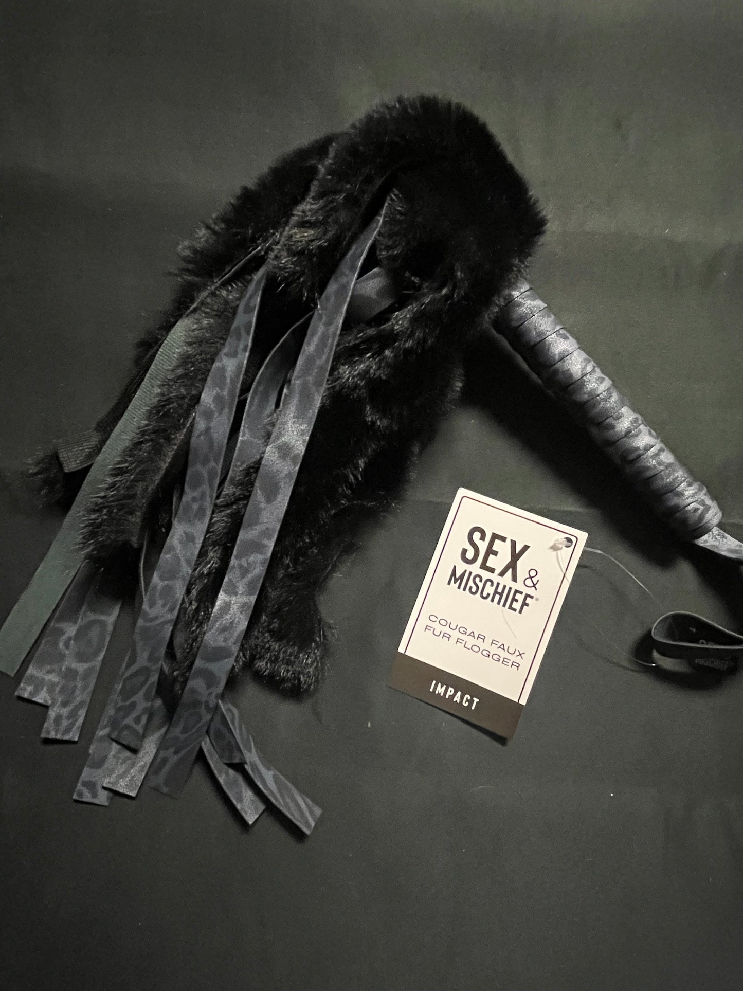 SportSheets Sex & Mischief Cougar Faux Fur Flogger