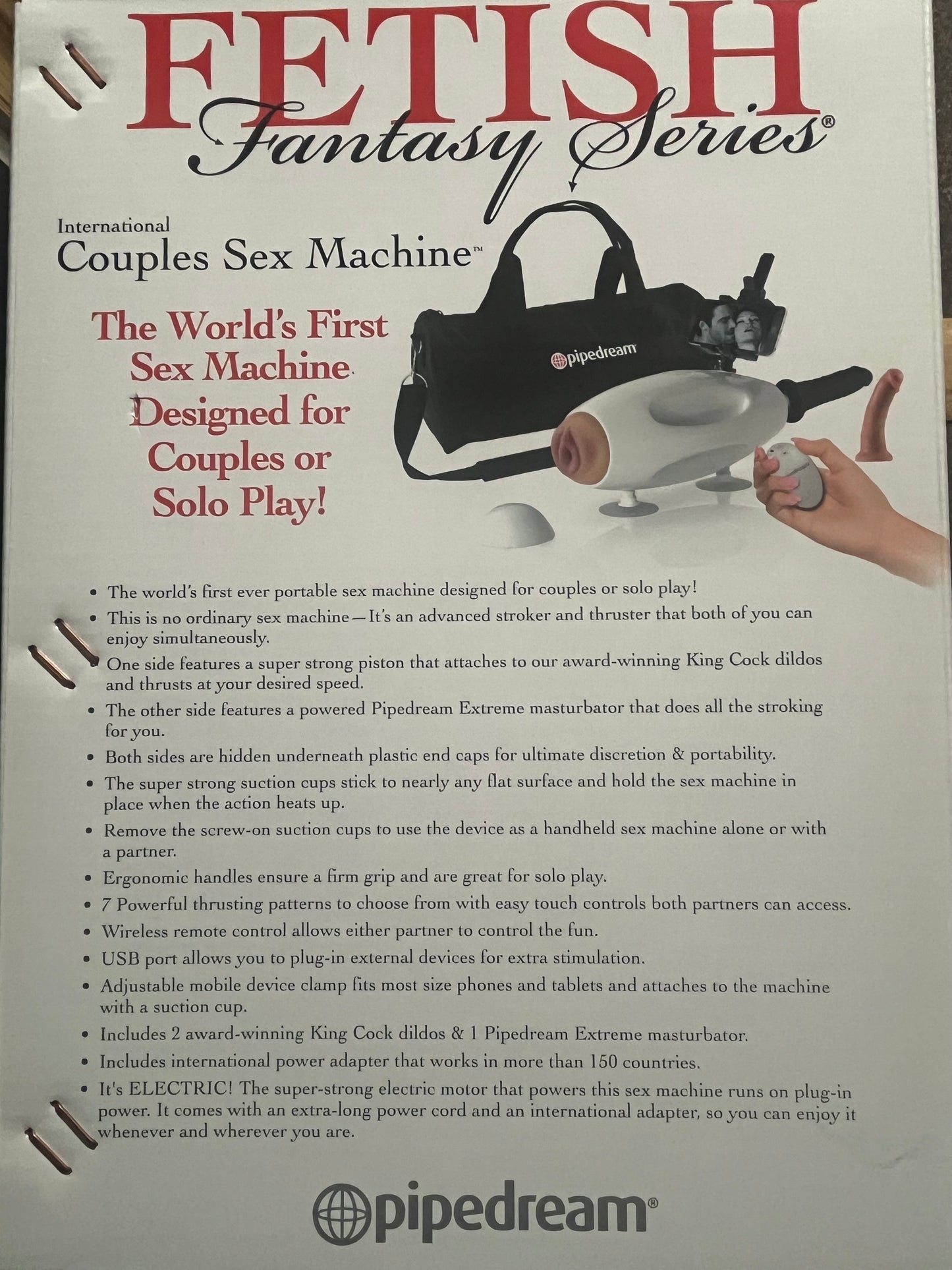PipeDream Couples Automatic Sex Machine