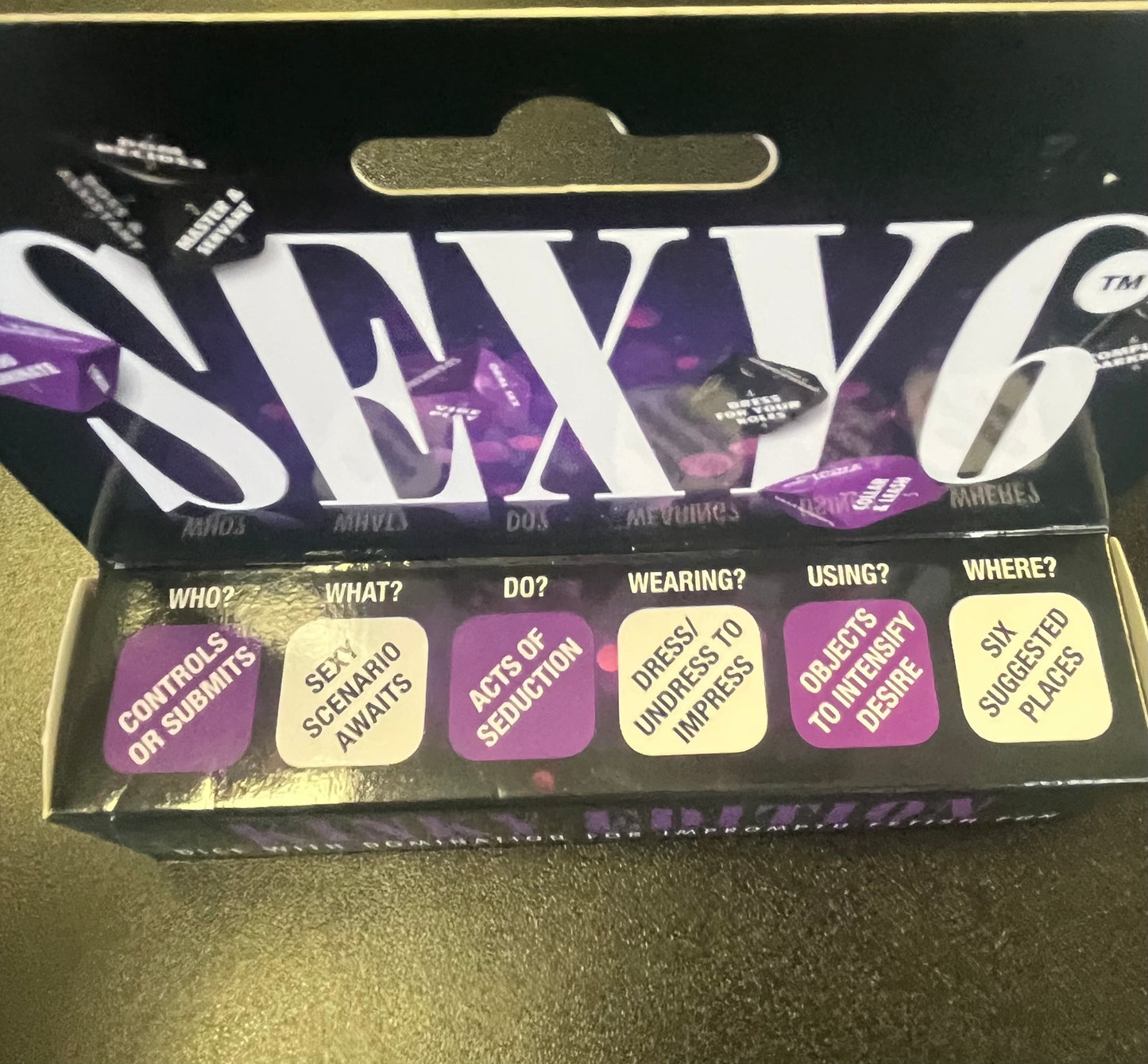 Sexy 6 Kinky Edition Dice Game