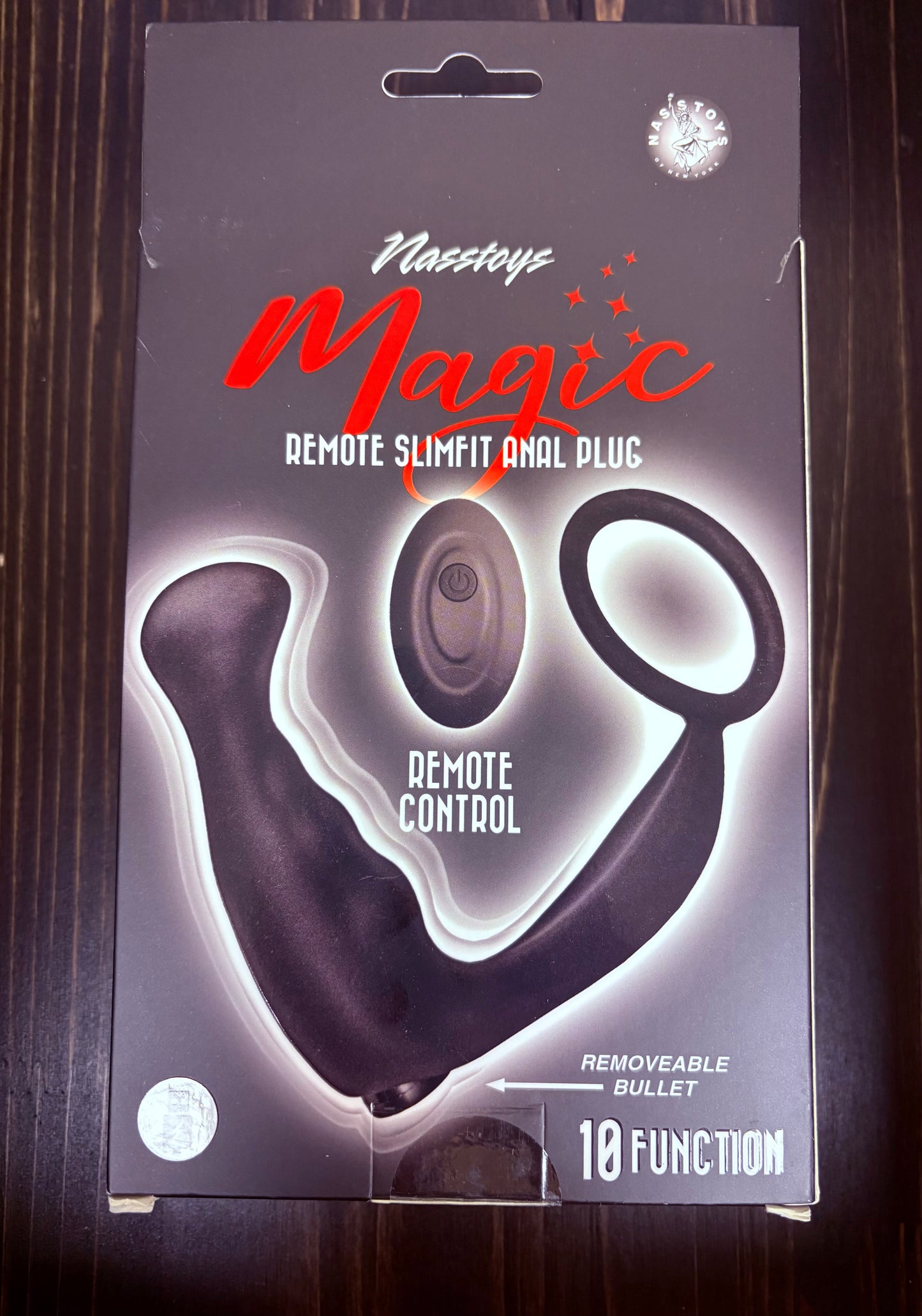 NassToys Magic Remote SlimFit Anal Plug and Ring