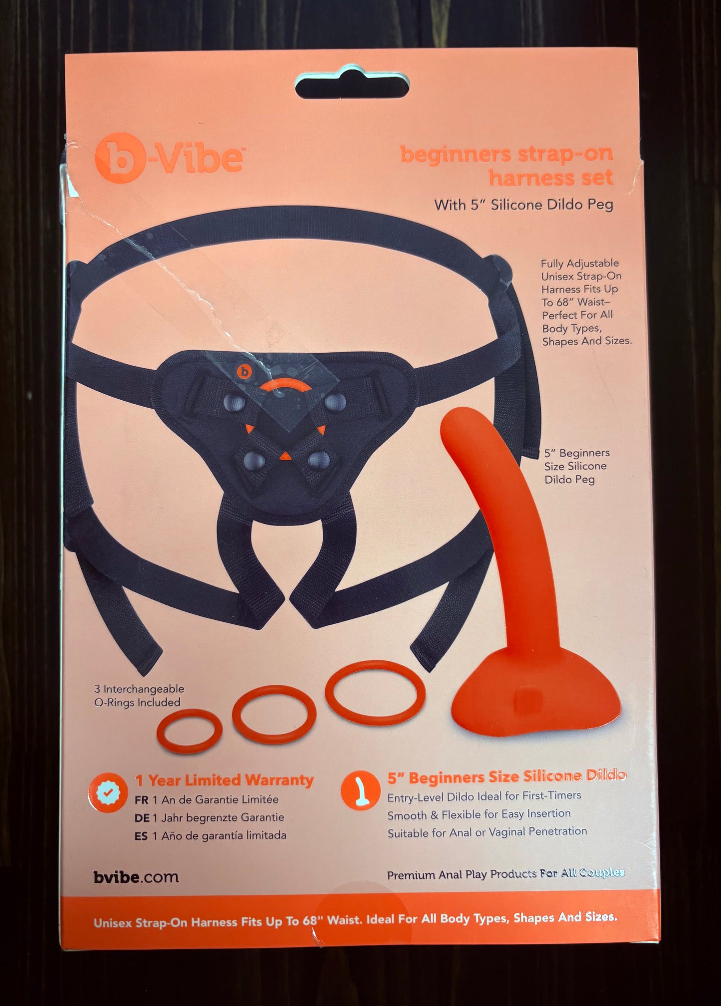B-Vibe Beginners Strap-On Harness Set