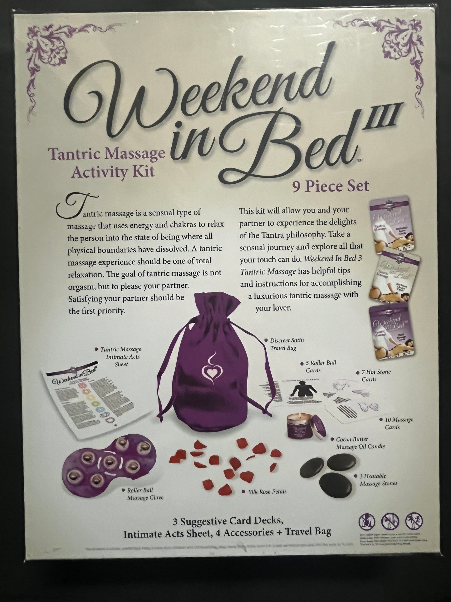 Weekend in Bed 3 Tantric Massage Activity Kit