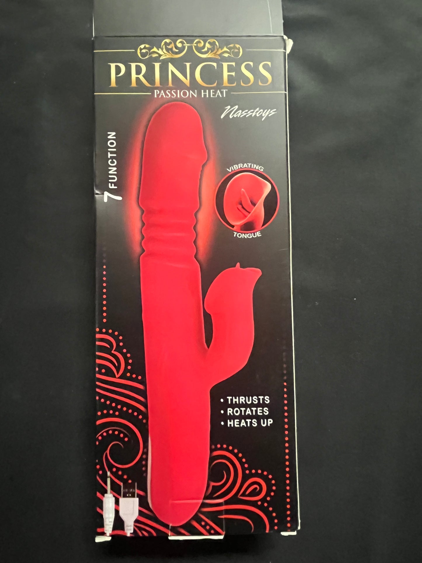 NassToys Princess Passion Thrusting and Rotating Rabbit Vibe