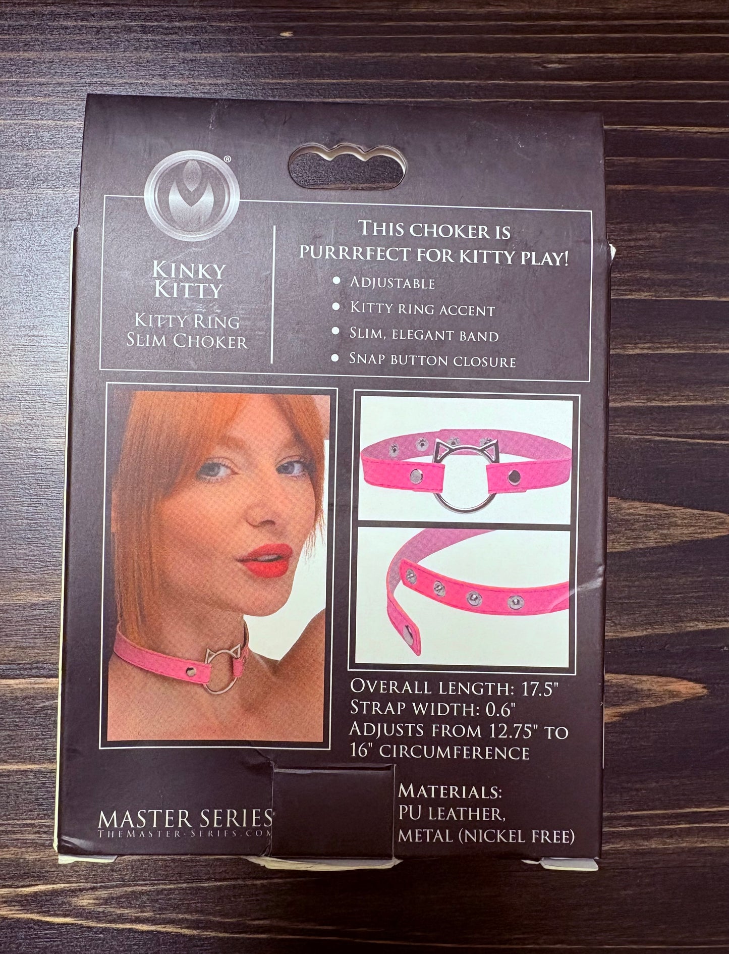 Master Series Kinky Kitty Slim Choker