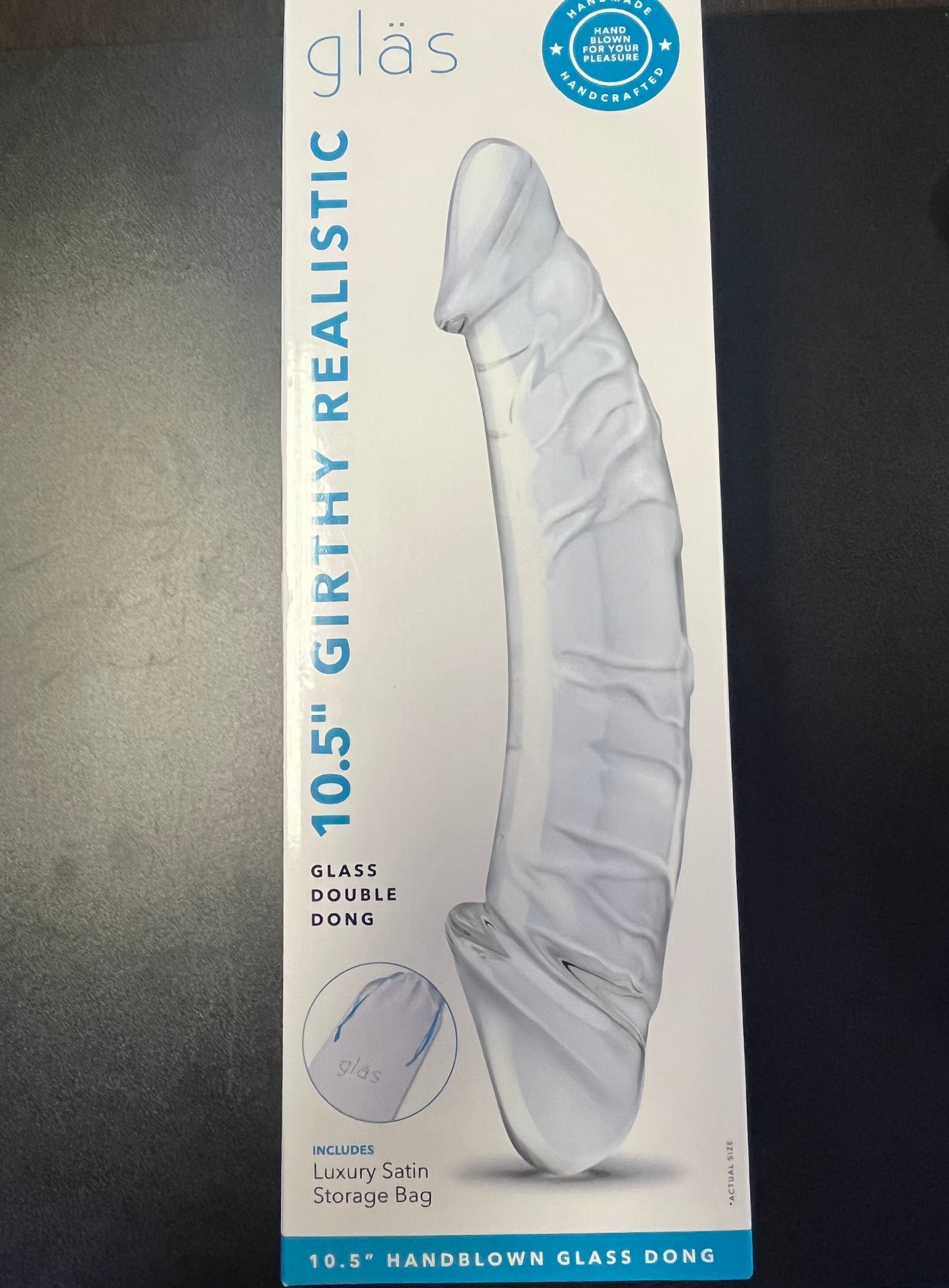 gläs 10.5 Inch Girthy Realistic Double Ended Dildo