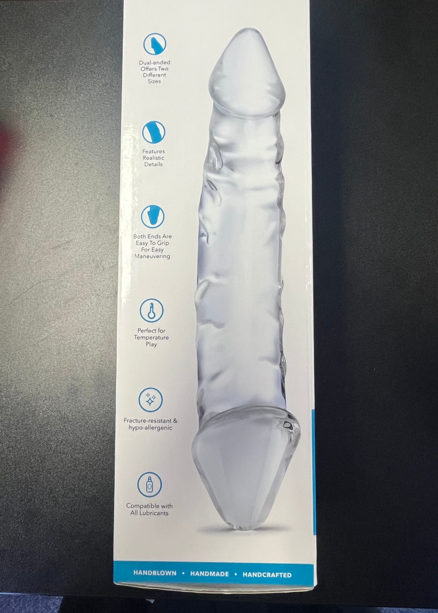 gläs 10.5 Inch Girthy Realistic Double Ended Dildo